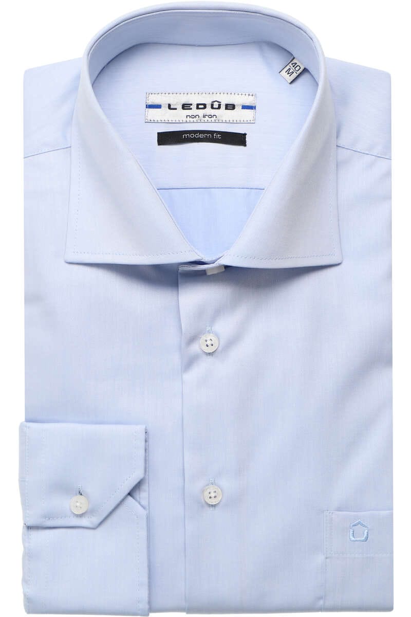 Ledȗb Slim Fit Overhemd ML7 (72CM+) blauw